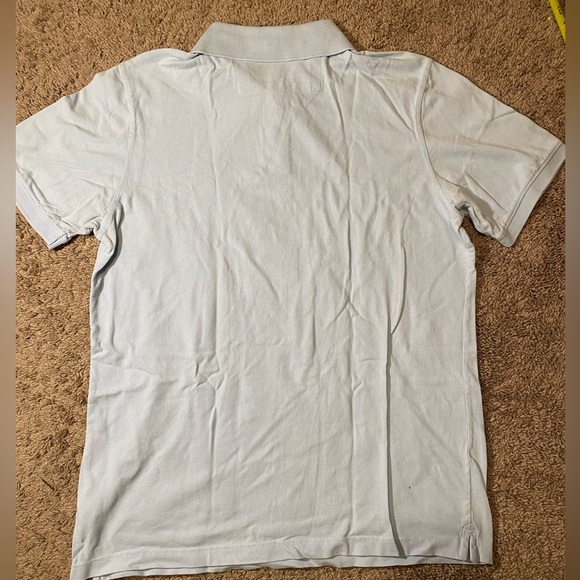 Banana Republic Adult Mens Size Large Polo Blue Golf Work Outdoor Summer Shirt - Picture 7 of 9